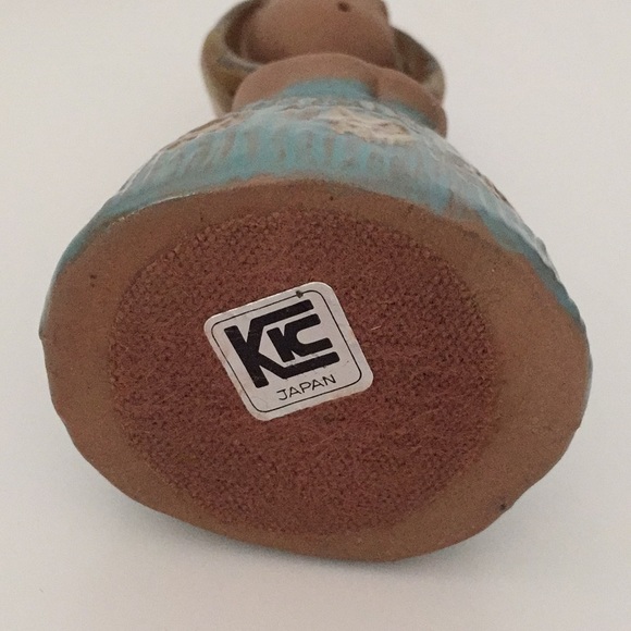 Vintage KIC Japan Ceramic Vase Planter Figurine - Picture 8 of 14